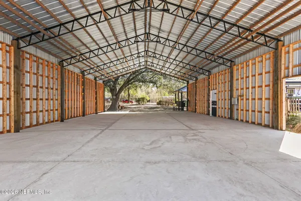 a view of large parking space