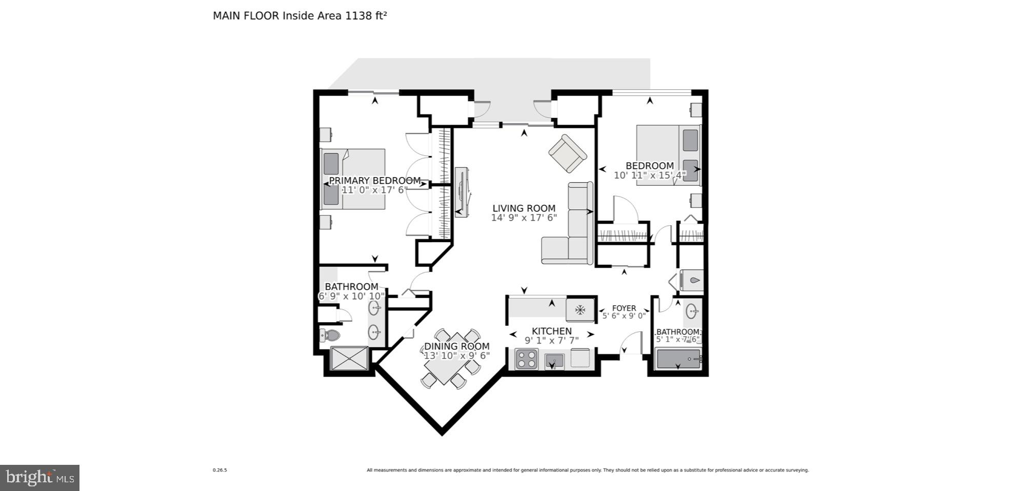 1301 North Courthouse Road, Unit 810 Arlington, VA 22201 - Photo 31 of 31 Floorplan