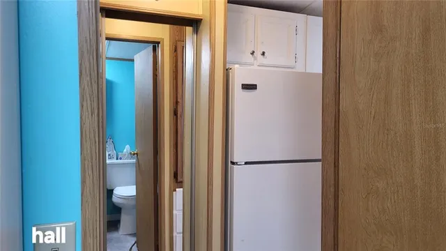 a close view of water heater room