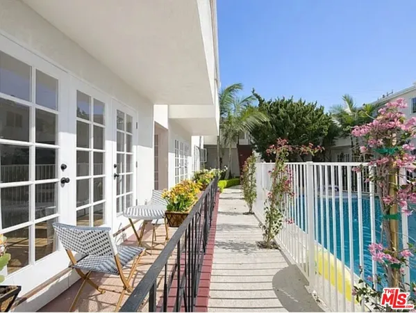 a view of balcony and patio