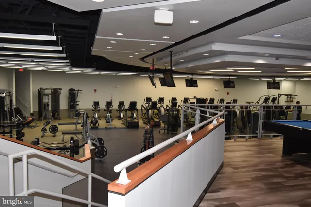 a kitchen with lots of counter top space