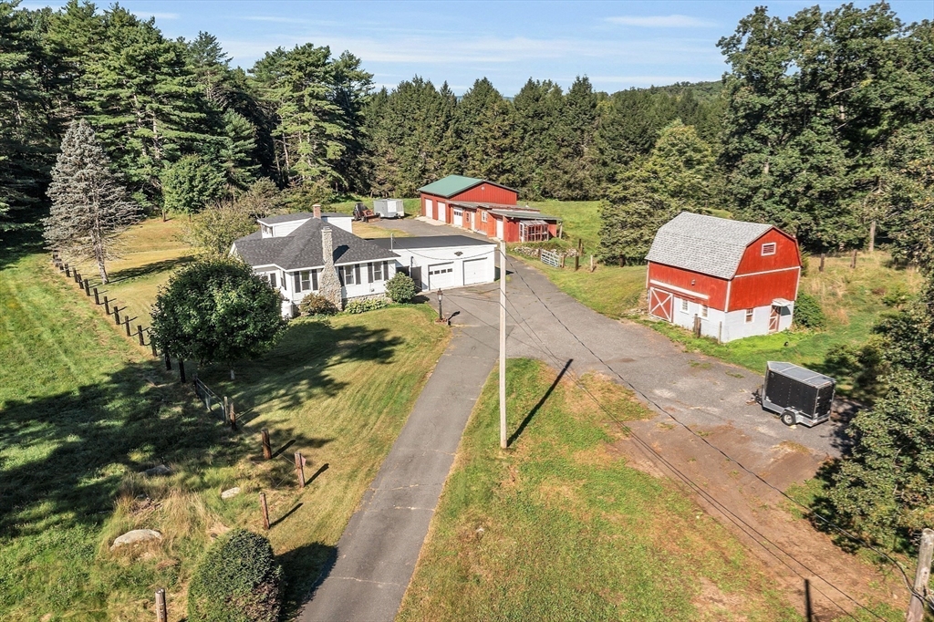 4287 South Athol Road Athol, MA 01331 - Photo 10 of 42 an aerial view of a house with a swimming pool