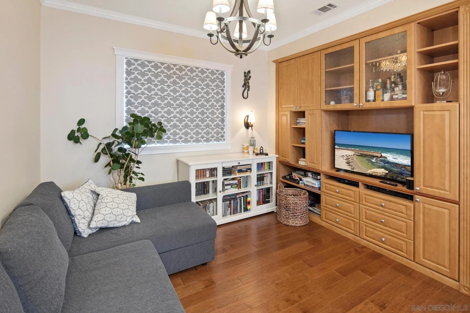 16633 Deer Ridge Road San Diego, CA 92127 - Photo 18 of 53 a living room with furniture windows and a fireplace