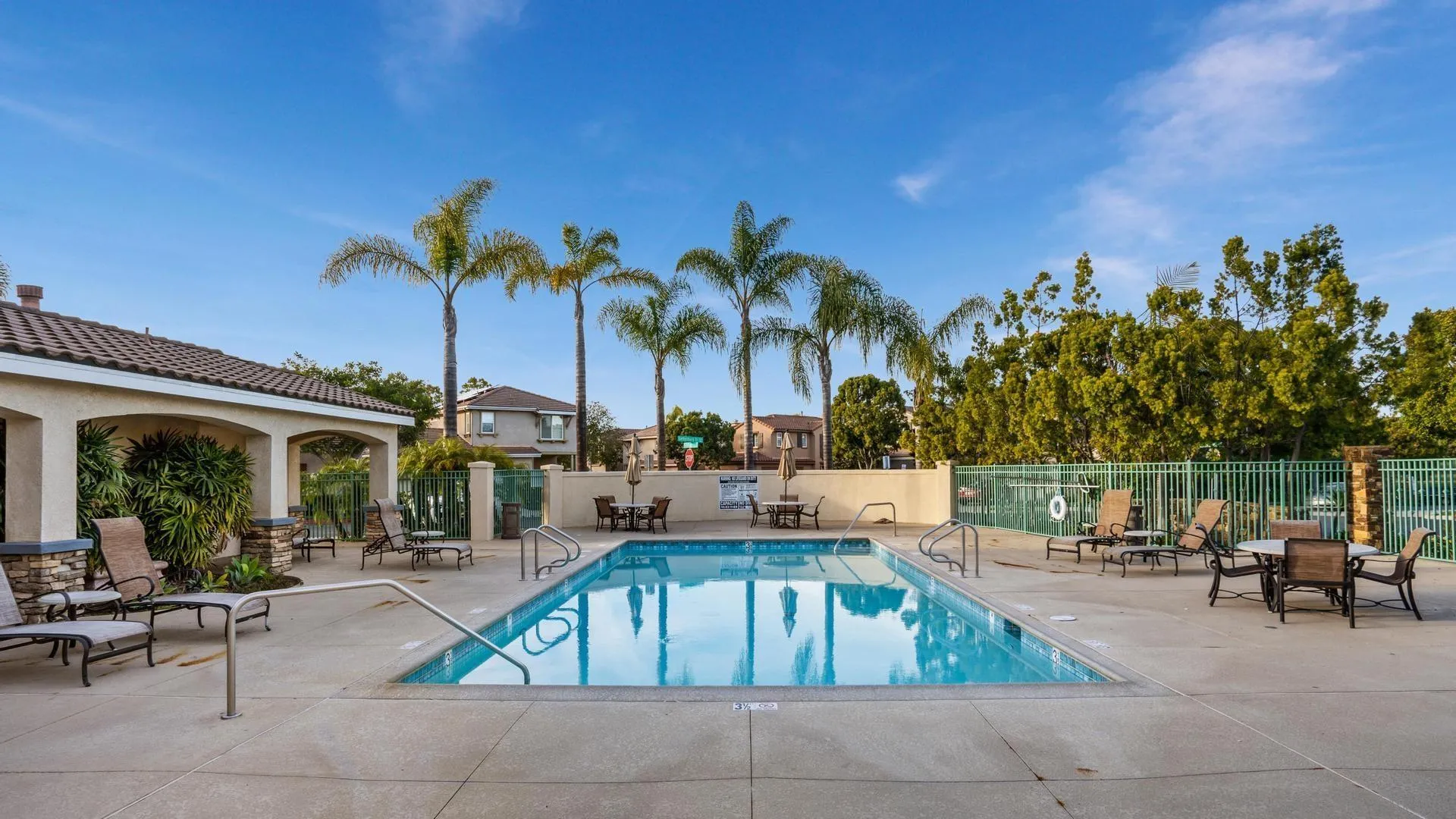16633 Deer Ridge Road San Diego, CA 92127 - Photo 36 of 53 a swimming pool with outdoor seating and outdoor seating