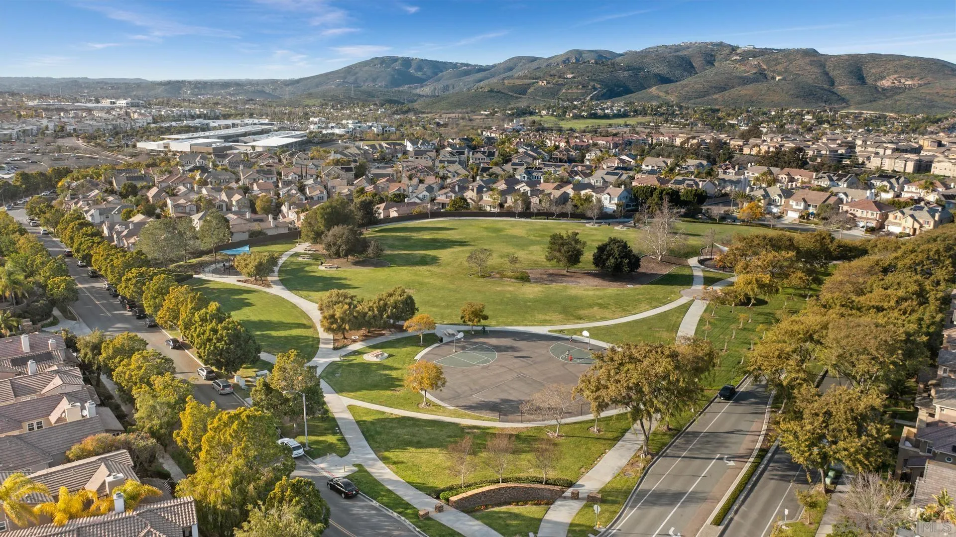 16633 Deer Ridge Road San Diego, CA 92127 - Photo 47 of 53 an aerial view of residential houses with outdoor space