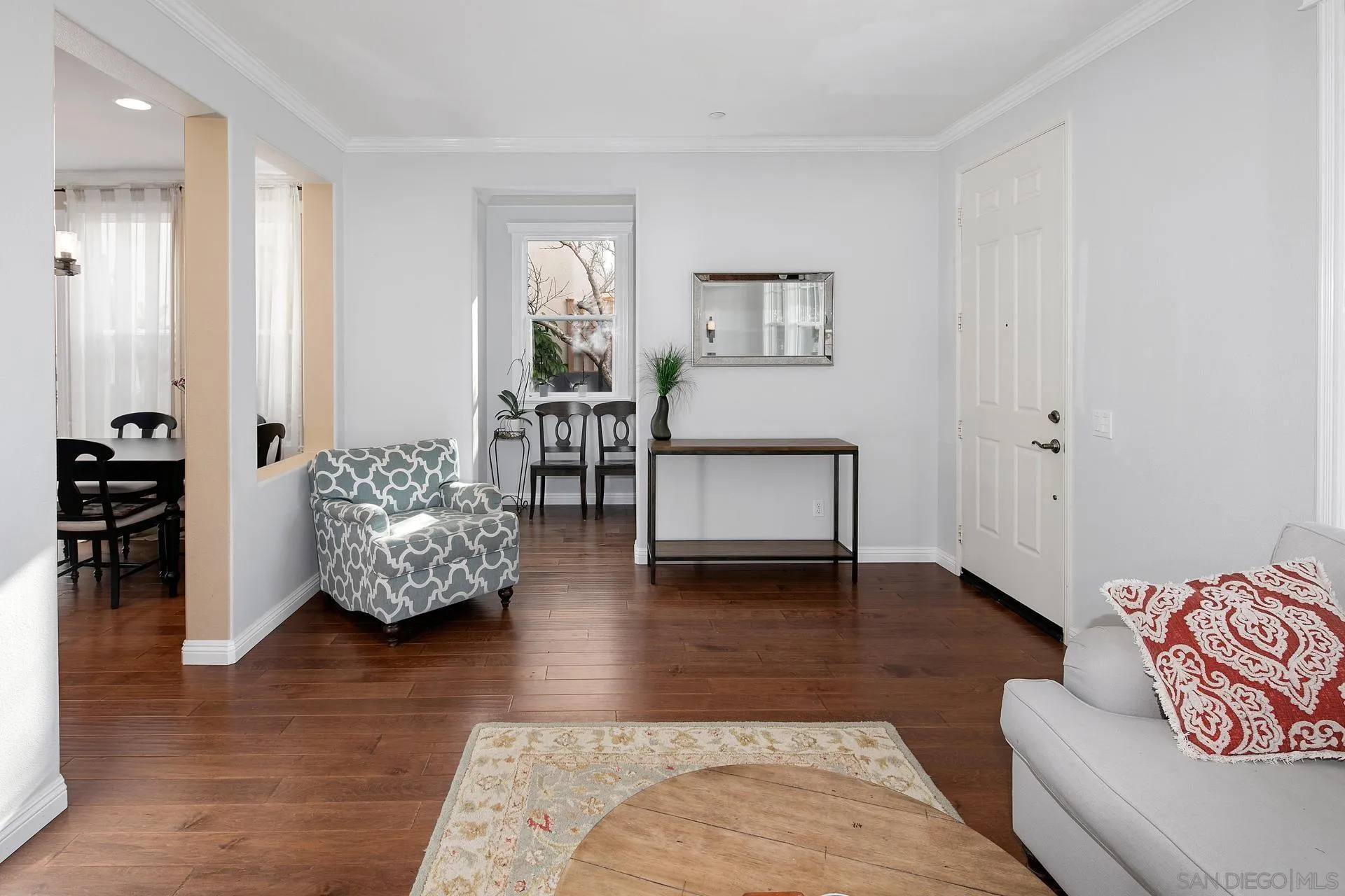 16633 Deer Ridge Road San Diego, CA 92127 - Photo 7 of 53 a living room with furniture and wooden floor