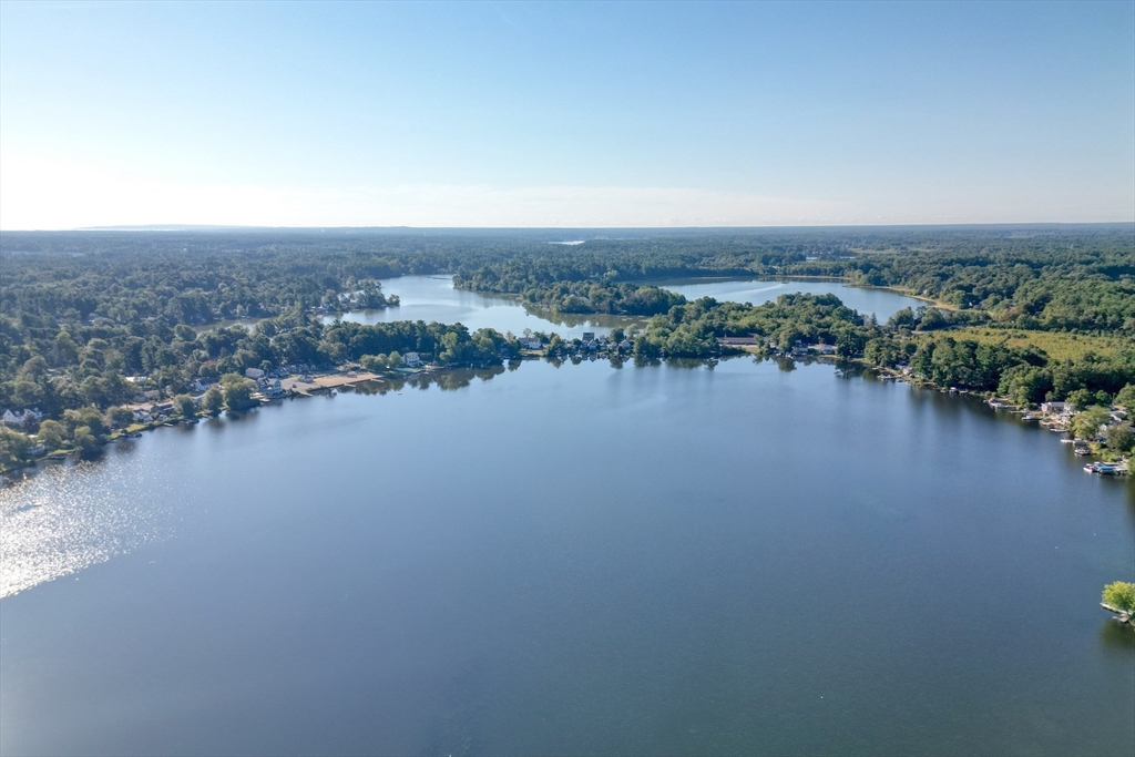 9 Overbrook Road Pembroke, MA 02359 - Photo 2 of 21 an aerial view of lake and residential houses with outdoor space