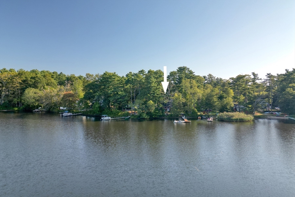 9 Overbrook Road Pembroke, MA 02359 - Photo 3 of 21 an aerial view of a house with a yard and lake view