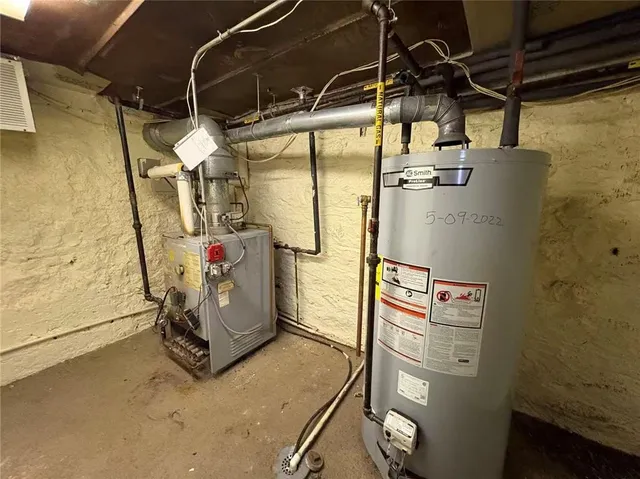 a view of storage and utility room