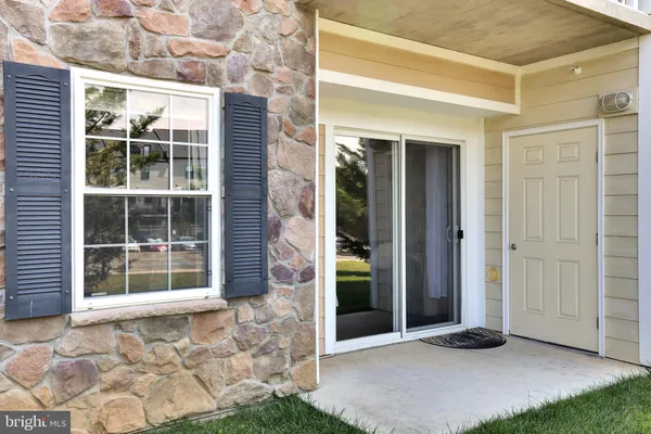 a view of front door