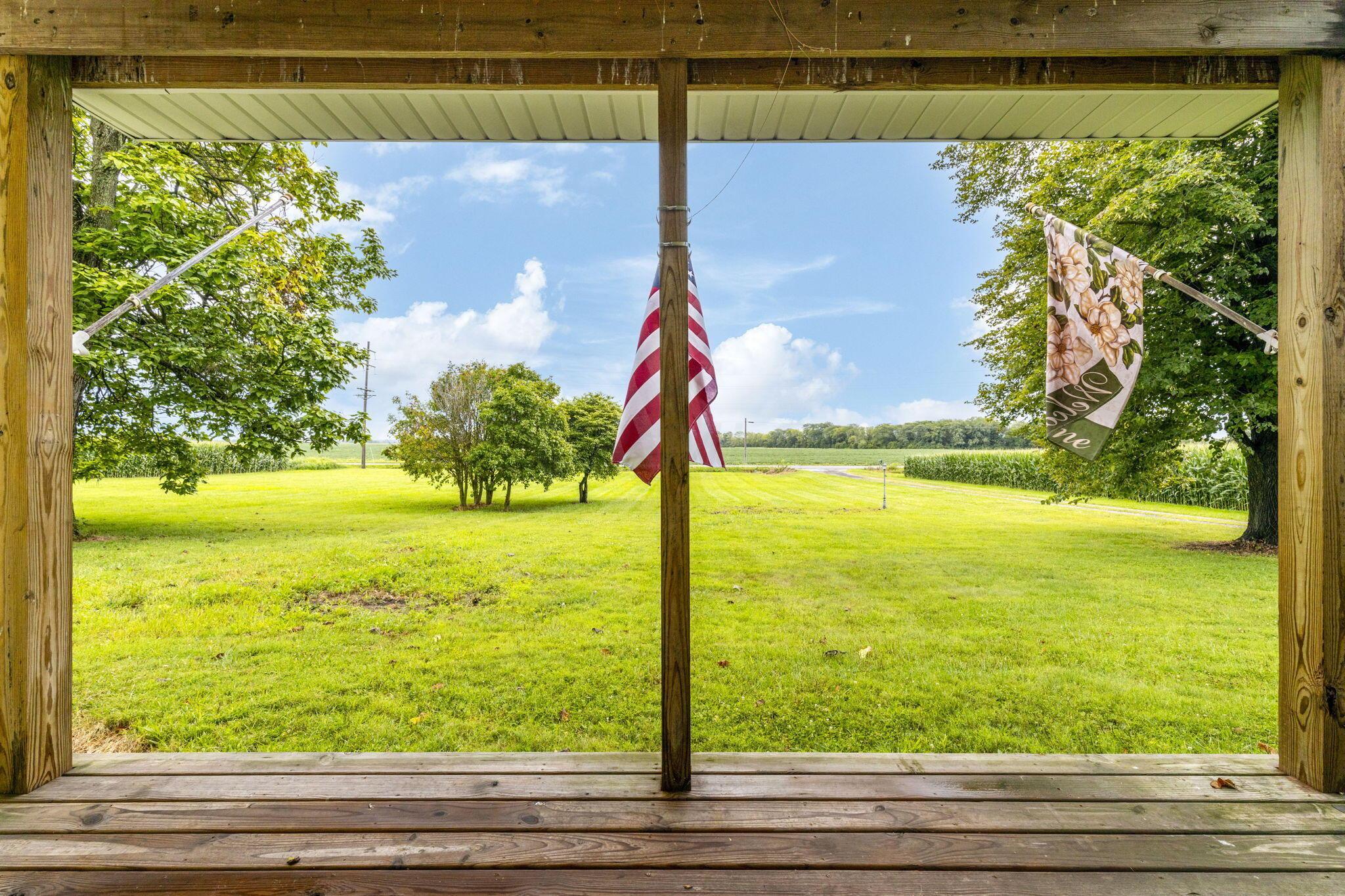 9501 Lancaster-Newark Road Northeast Baltimore, OH 43105 - Photo 6 of 46 Covered Front Porch View - 9501 Lancaster-Newark Road, Baltimore, OH 43105