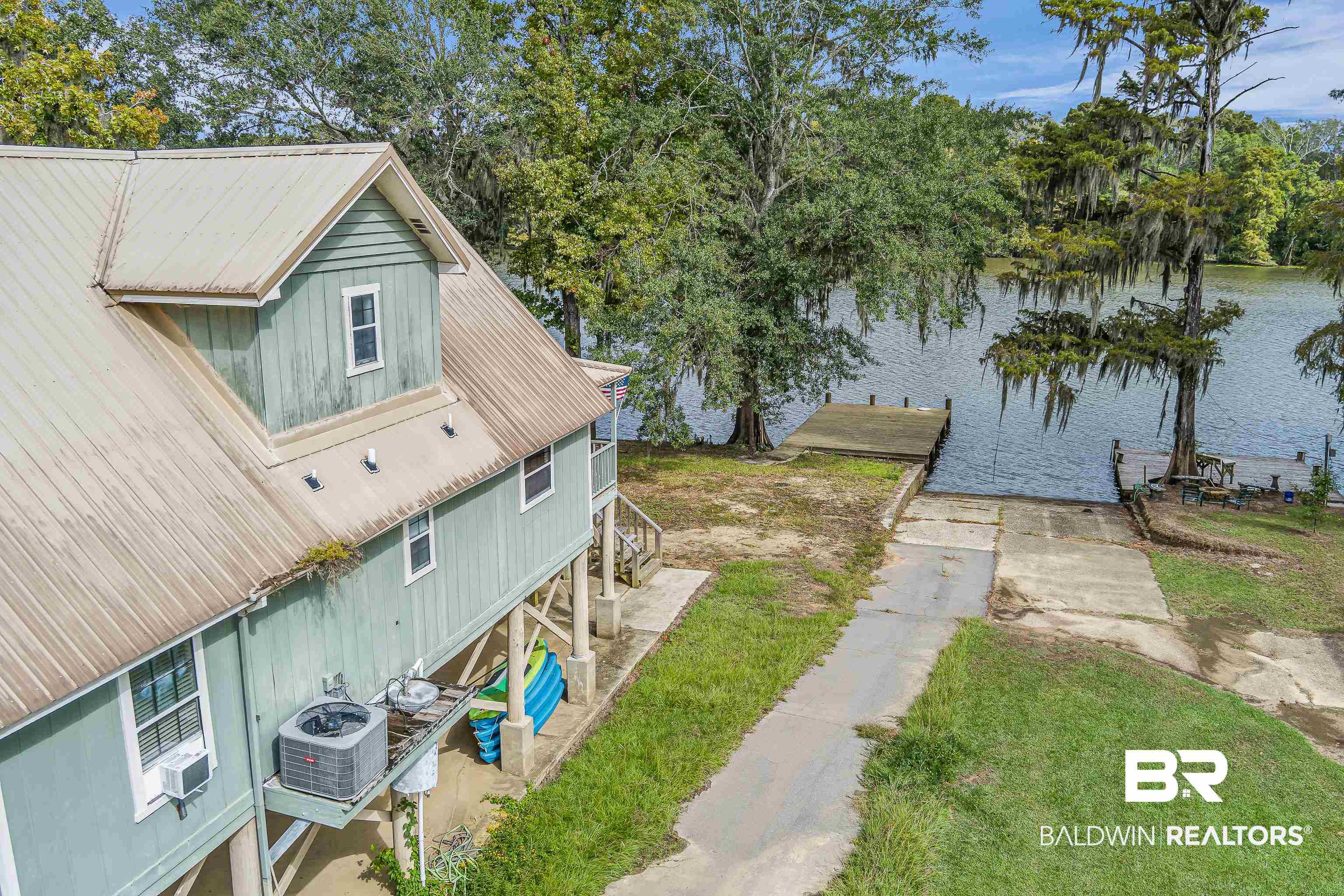 8317 Bryant's Lndg Road Stockton, AL 36579 - Photo 4 of 28 Aerial view of a large body of water
