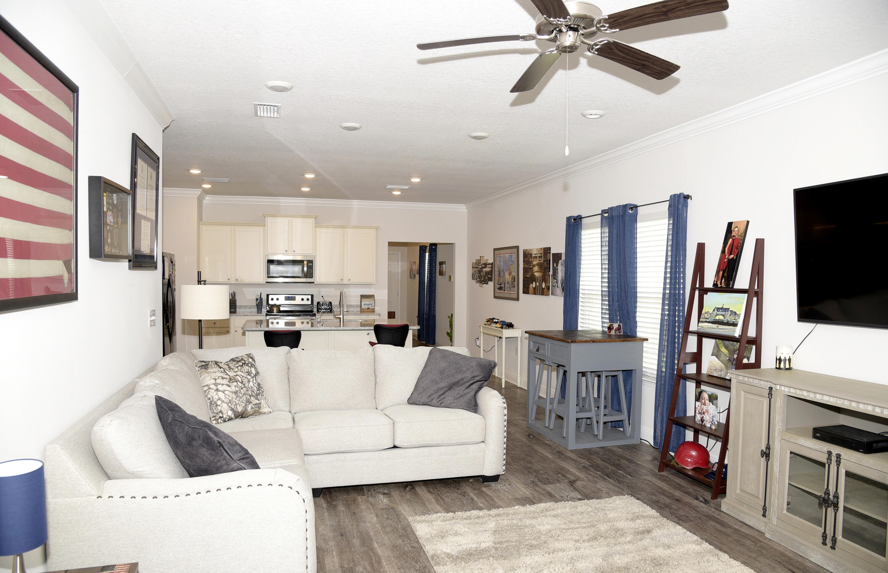 328 Lightning Bug Lane Freeport, FL 32439 - Photo 7 of 43 a living room with furniture and a flat screen tv