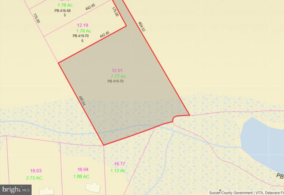 Parcel A Hummingbird Road Ellendale, DE 19941 - Photo 5 of 6 a view of a hallway with painted walls