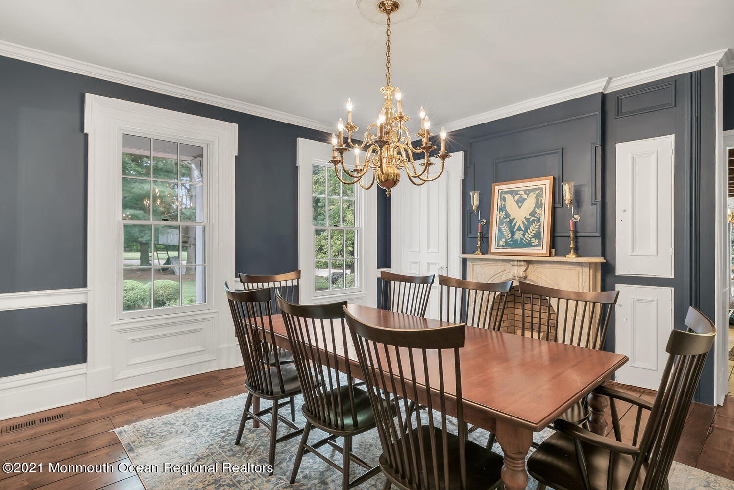 60 Conover Road Colts Neck, NJ 07722 - Photo 19 of 44 a view of a dining room with furniture window and outside view