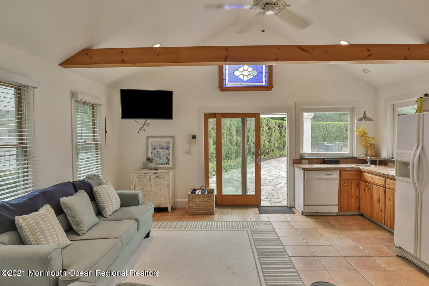 60 Conover Road Colts Neck, NJ 07722 - Photo 38 of 44 a living room with furniture and a open kitchen view