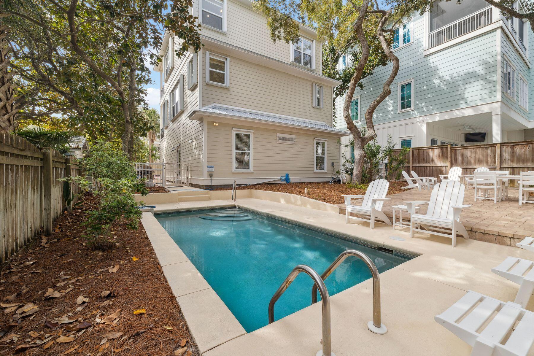 32 Hickory Street Santa Rosa Beach, FL 32459 - Photo 27 of 33 a view of a swimming pool with a patio