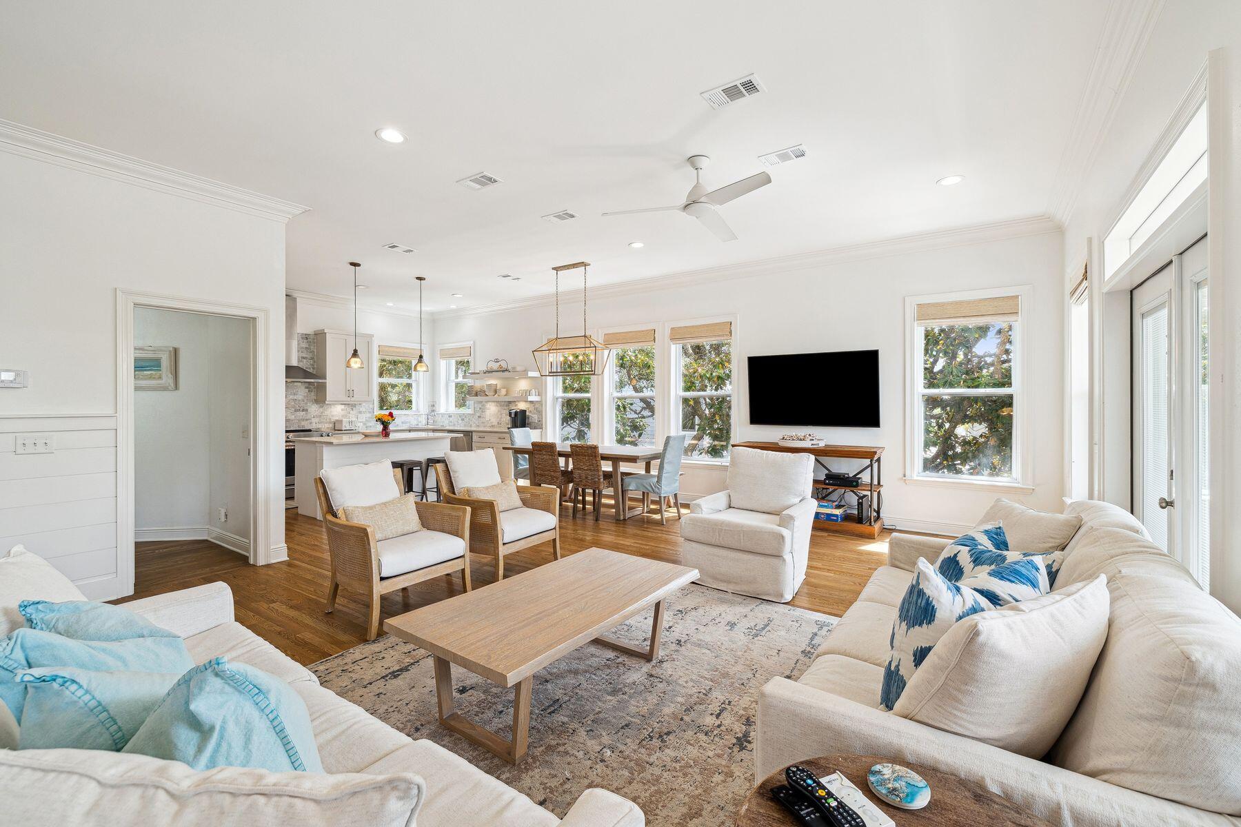 32 Hickory Street Santa Rosa Beach, FL 32459 - Photo 7 of 33 a living room with furniture and a flat screen tv