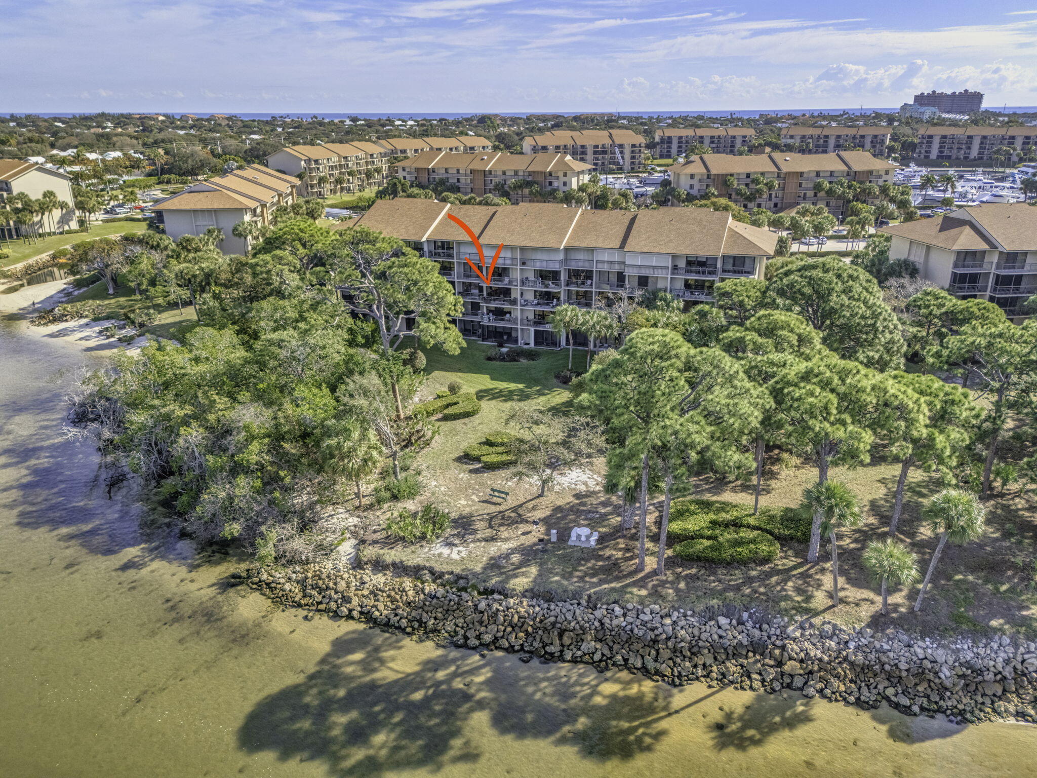 1901 Marina Isle Way, Unit 304 Jupiter, FL 33477 - Photo 4 of 64 AERIAL OF BALCONY
