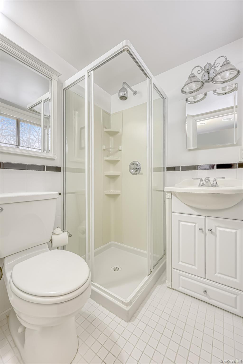 49 Camp Hill Road Pomona, NY 10970 - Photo 16 of 19 a bathroom with a sink a toilet and shower