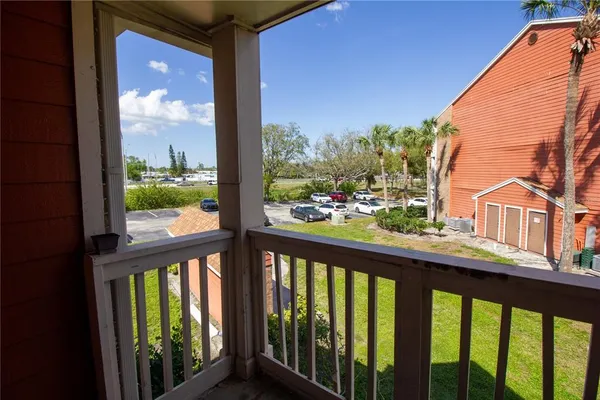 a view of porch with a porch