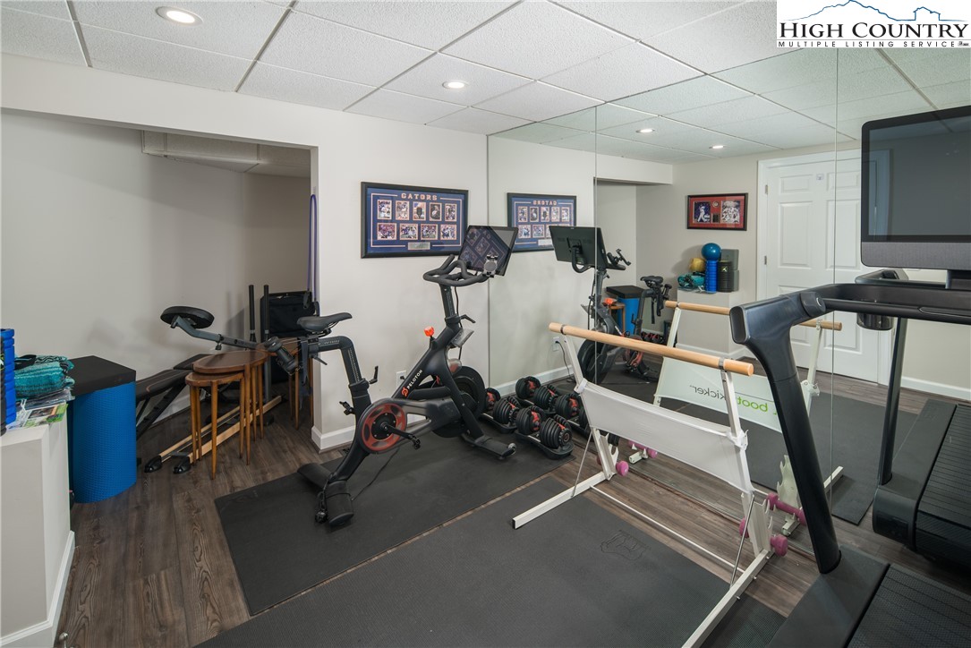 1005 Evergreen Drive Boone, NC 28607 - Photo 30 of 44 a view of a room with gym equipment