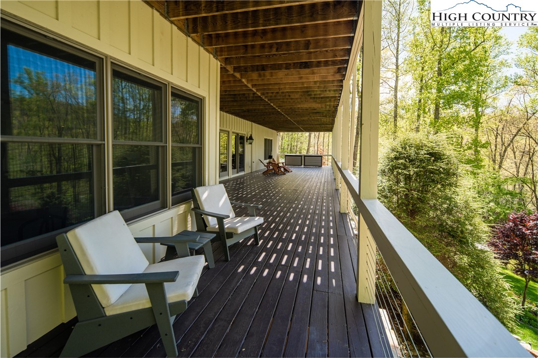 1005 Evergreen Drive Boone, NC 28607 - Photo 39 of 44 a view of a balcony with chairs