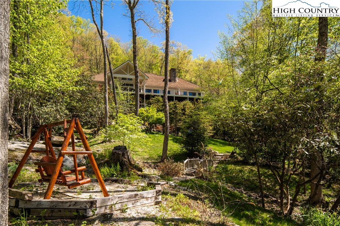 1005 Evergreen Drive Boone, NC 28607 - Photo 41 of 44 a view of a garden with plants