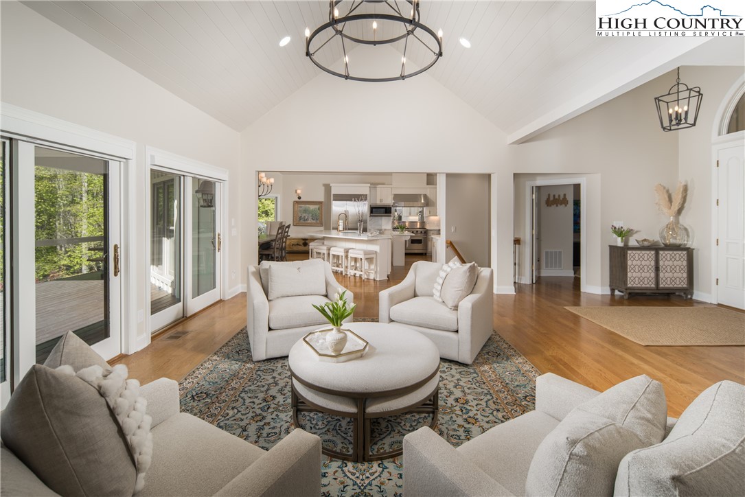1005 Evergreen Drive Boone, NC 28607 - Photo 6 of 44 a living room with furniture and a large window