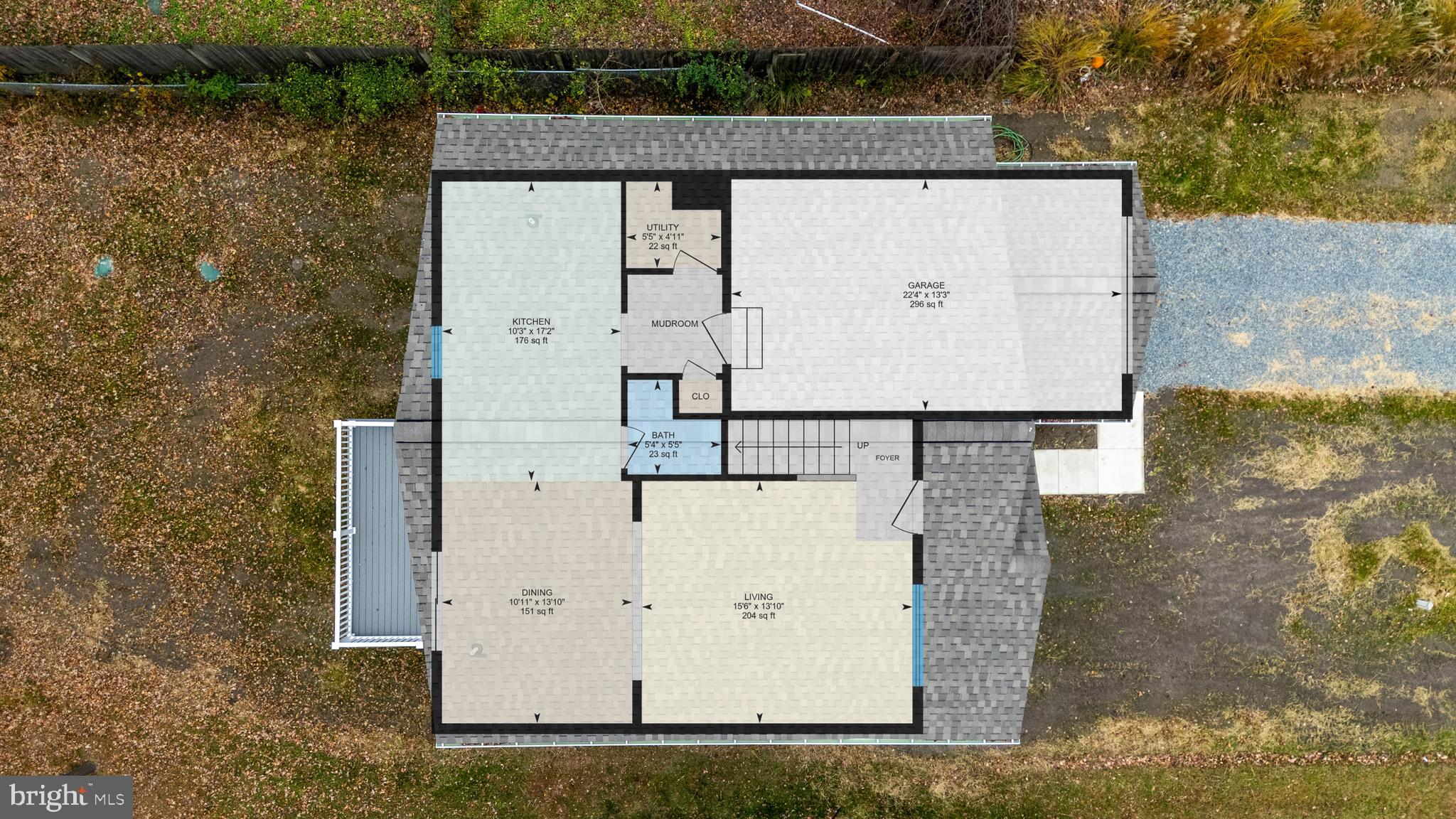 208 Long Point Road Stevensville, MD 21666 - Photo 32 of 52 an aerial view of a house with yard