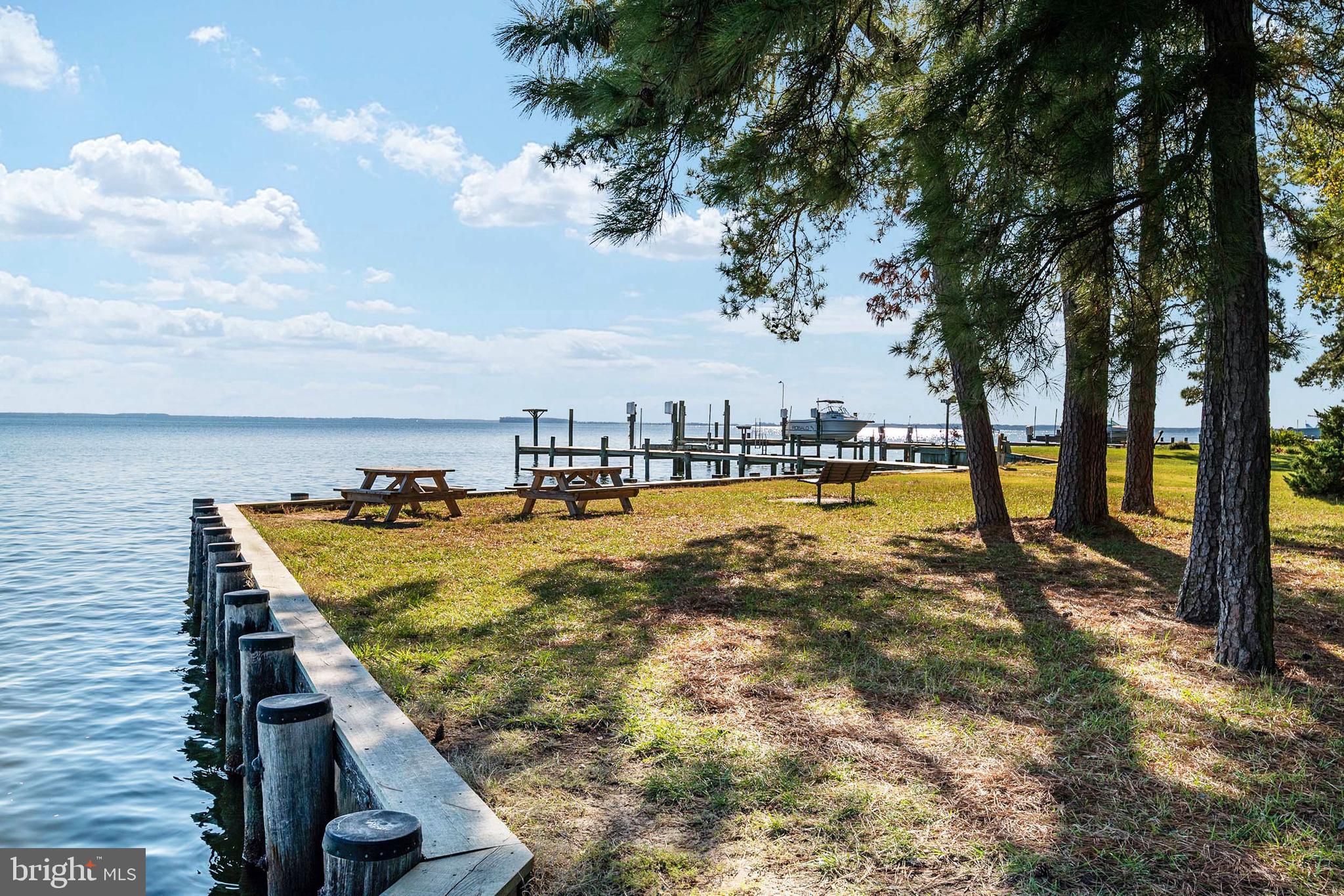 208 Long Point Road Stevensville, MD 21666 - Photo 45 of 52 a view of a swimming pool with an outdoor seating and a yard