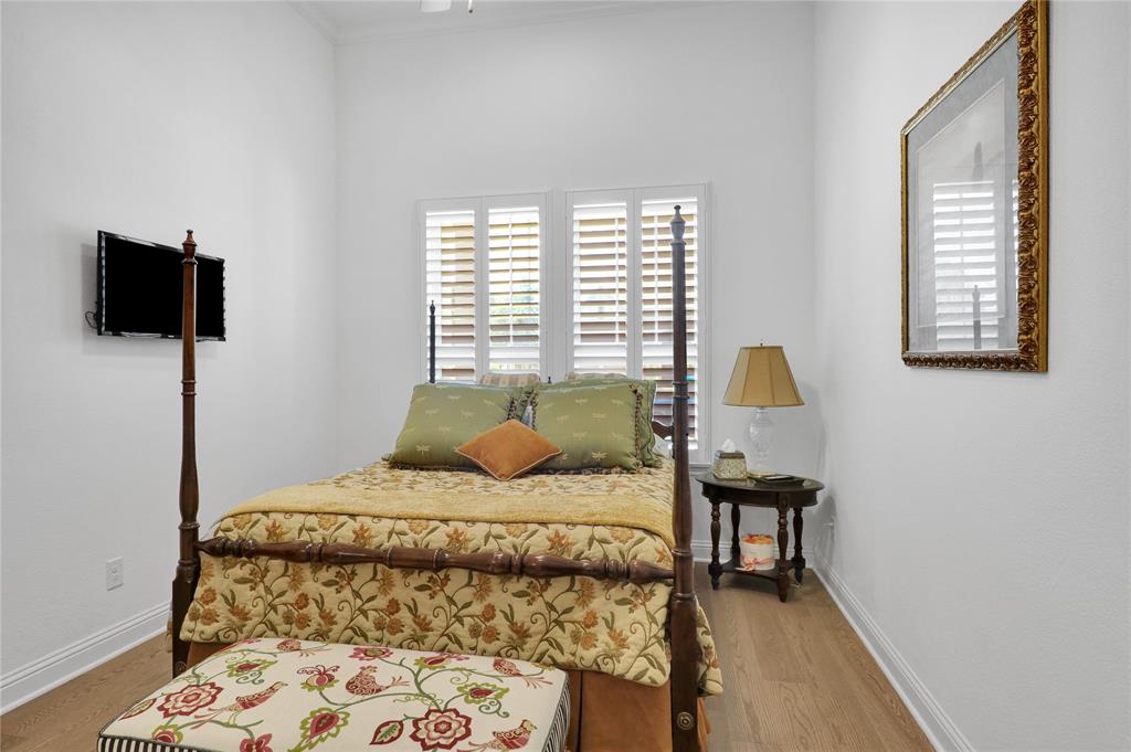 1809 Shade Tree Street Fort Worth, TX 76008 - Photo 13 of 28 2nd bed at front of home with shutters and private bath