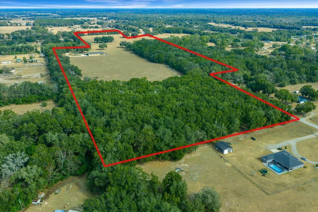 a view of a city from a terrace