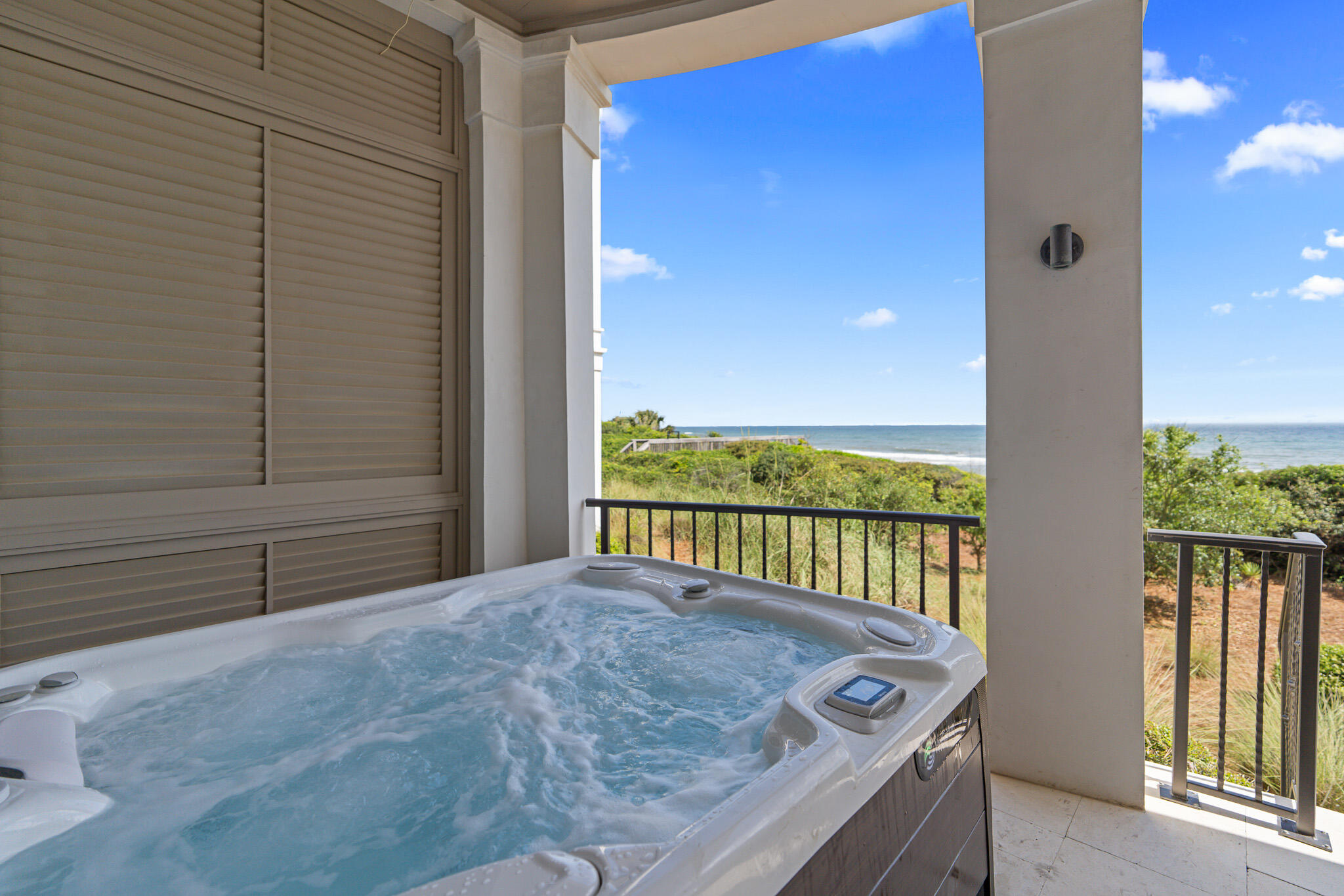24 Escape Dr Inlet Beach Inlet Beach, FL 32461 - Photo 22 of 69 a view of a balcony with furniture