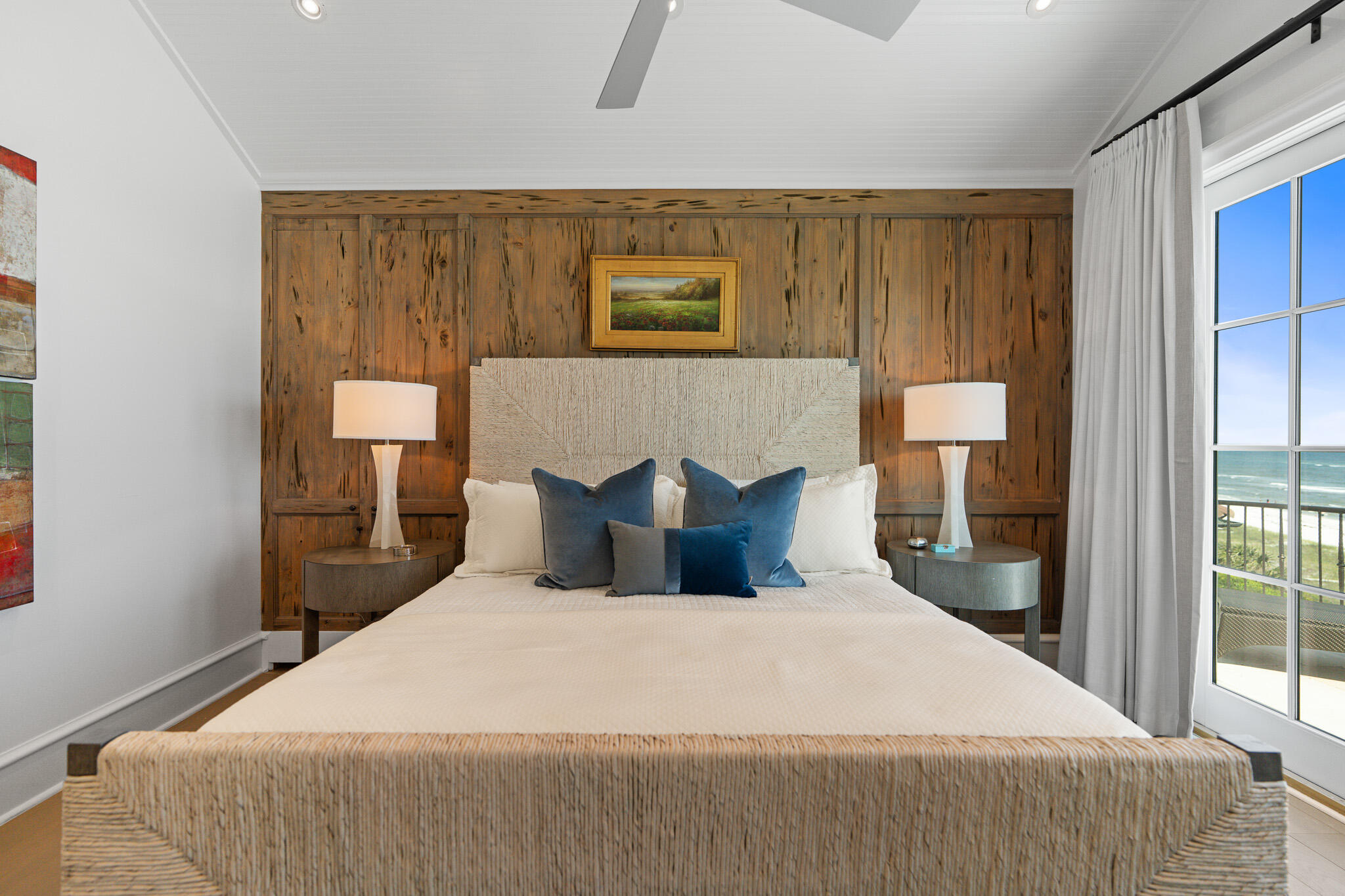 24 Escape Dr Inlet Beach Inlet Beach, FL 32461 - Photo 38 of 69 a large bed sitting in a bedroom next to a window