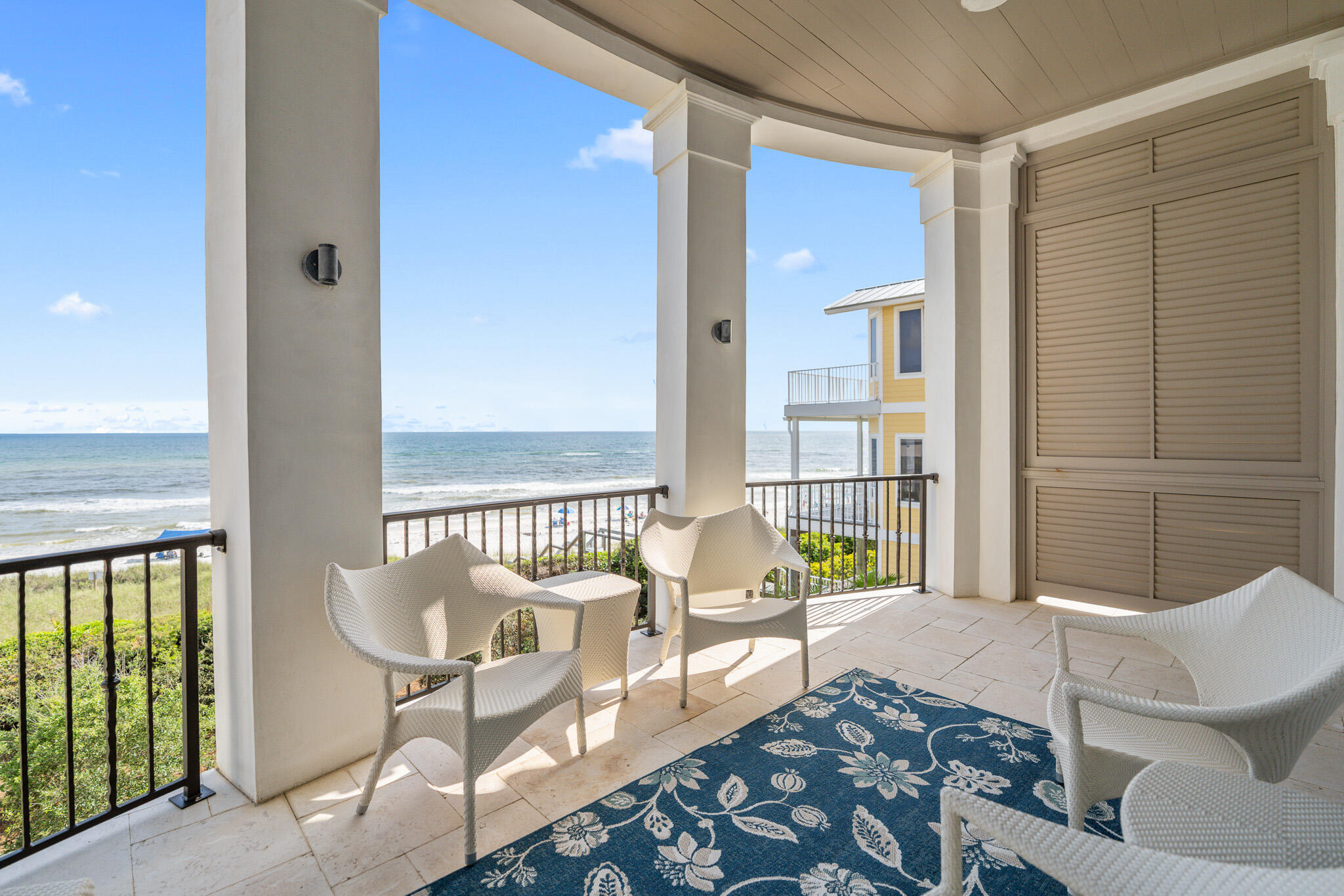 24 Escape Dr Inlet Beach Inlet Beach, FL 32461 - Photo 44 of 69 a living room with furniture and a floor to ceiling window