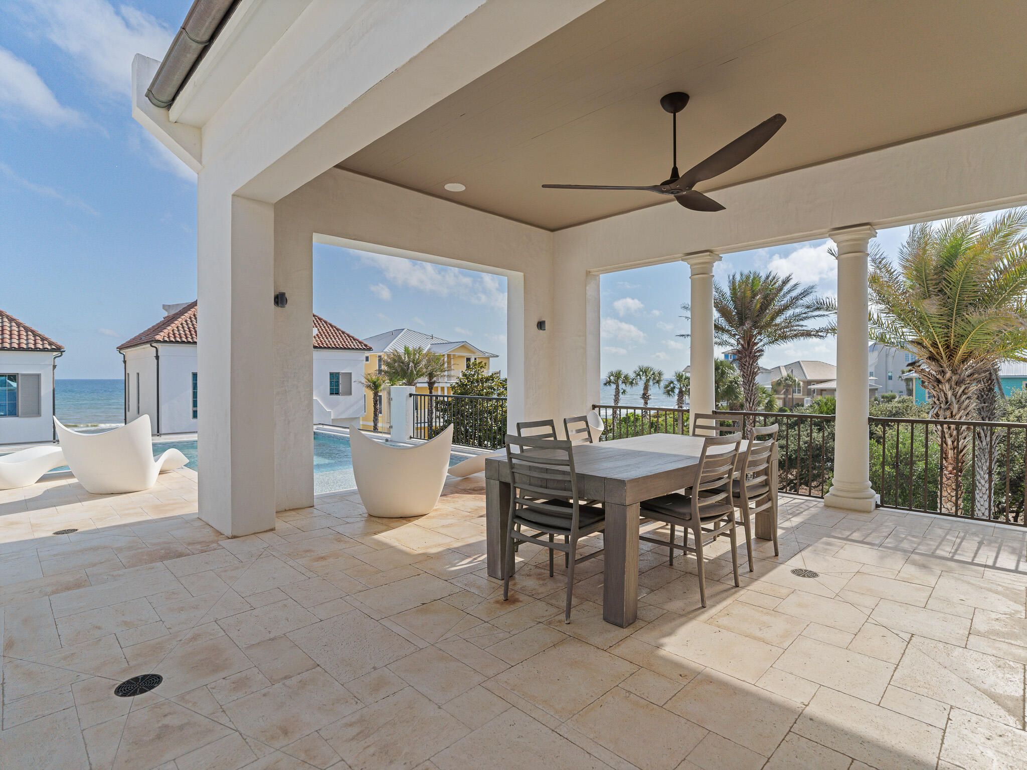 24 Escape Dr Inlet Beach Inlet Beach, FL 32461 - Photo 46 of 69 a outdoor dining space with furniture