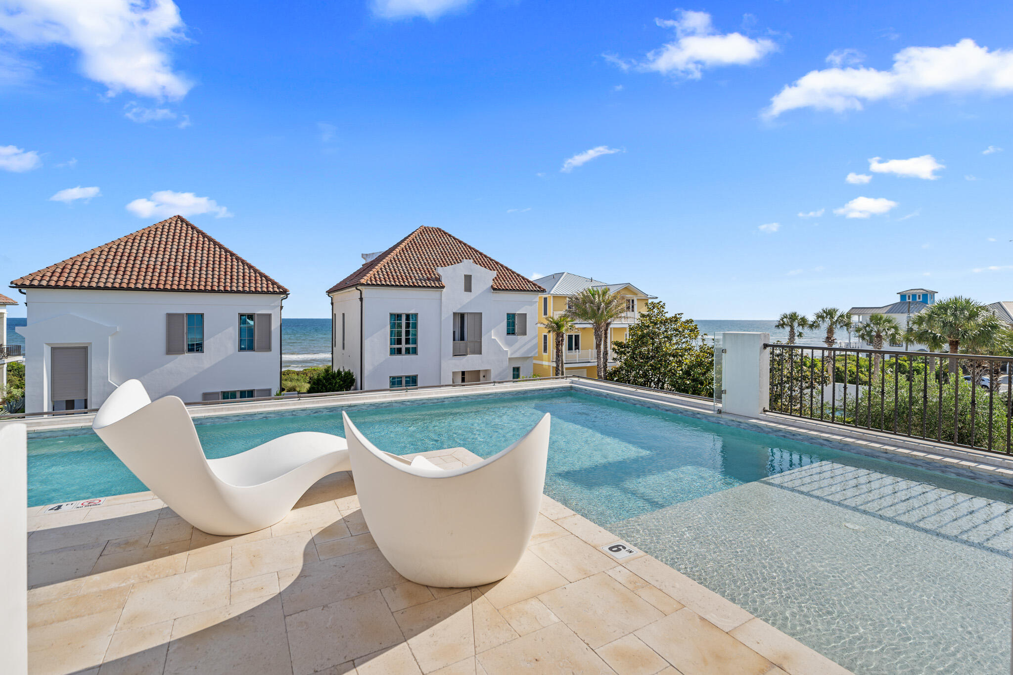 24 Escape Dr Inlet Beach Inlet Beach, FL 32461 - Photo 51 of 69 a view of a house with pool fire pit a patio with a yard