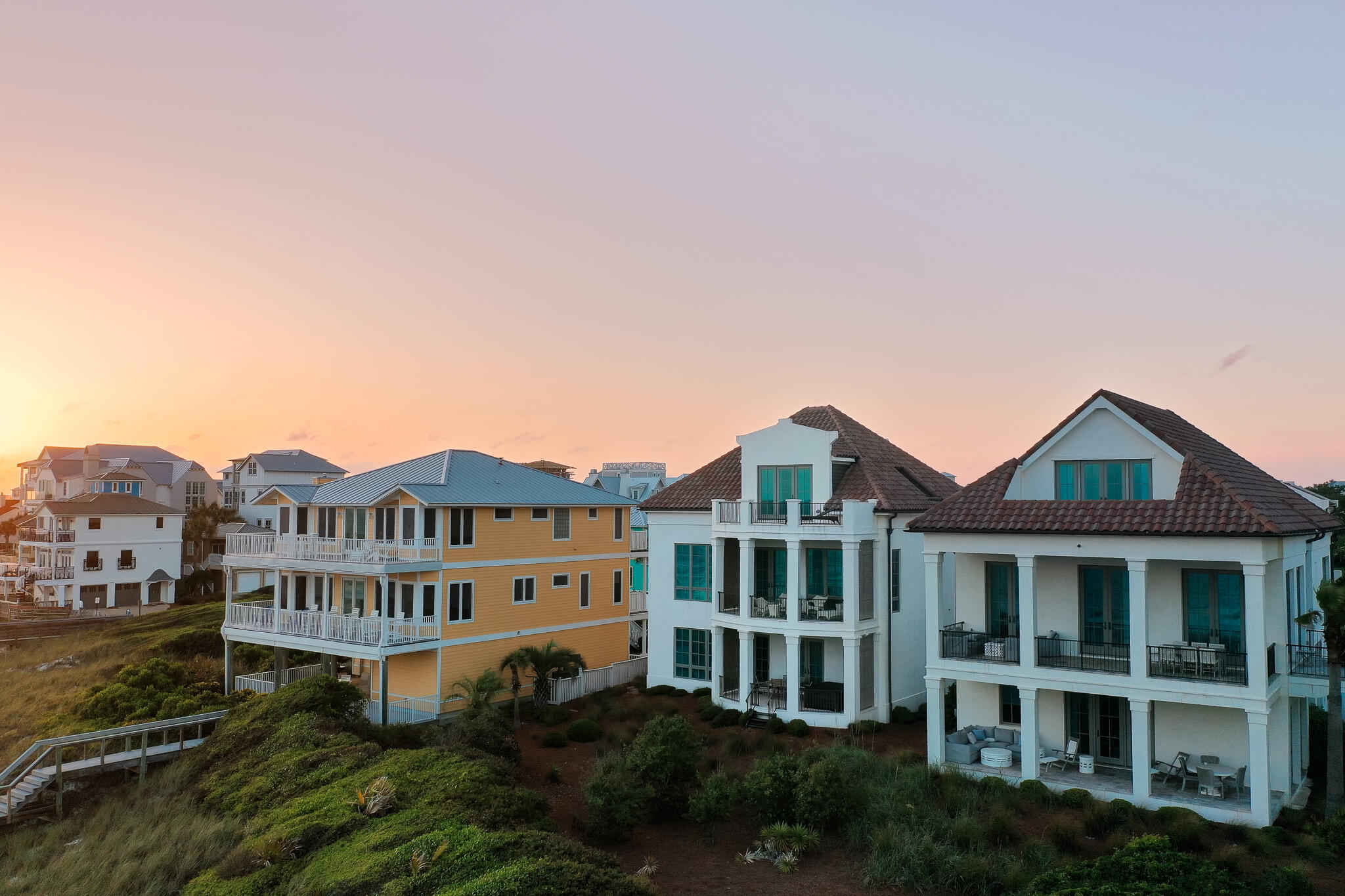 24 Escape Dr Inlet Beach Inlet Beach, FL 32461 - Photo 68 of 69 a view of a house with a yard and plants