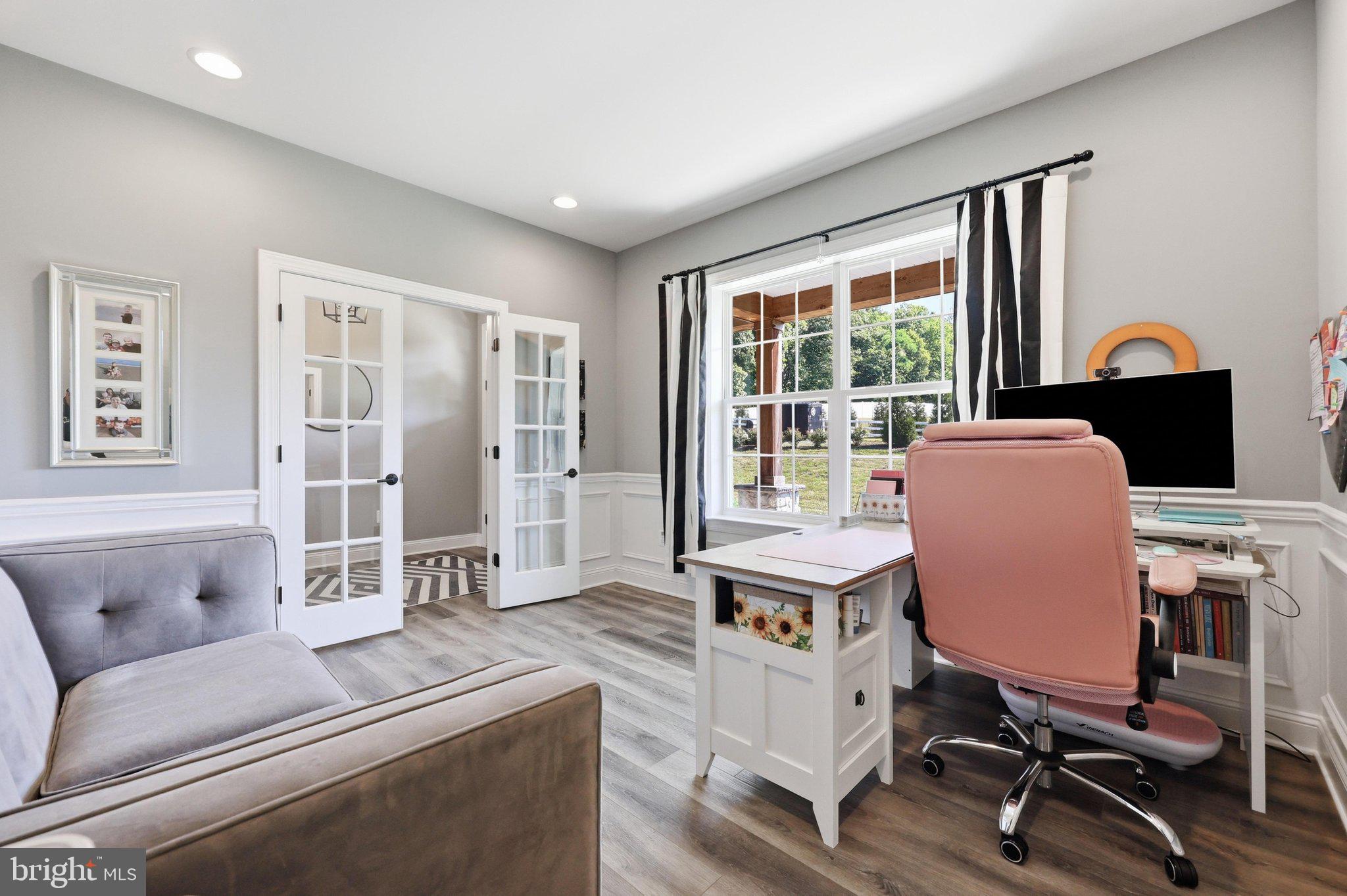 8225 Ball Road Frederick, MD 21704 - Photo 16 of 51 Main level home office with French doors