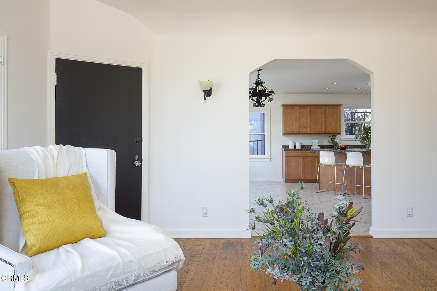 1273 Crescent Drive Glendale, CA 91205 - Photo 10 of 34 a bedroom with a bed and wooden floor