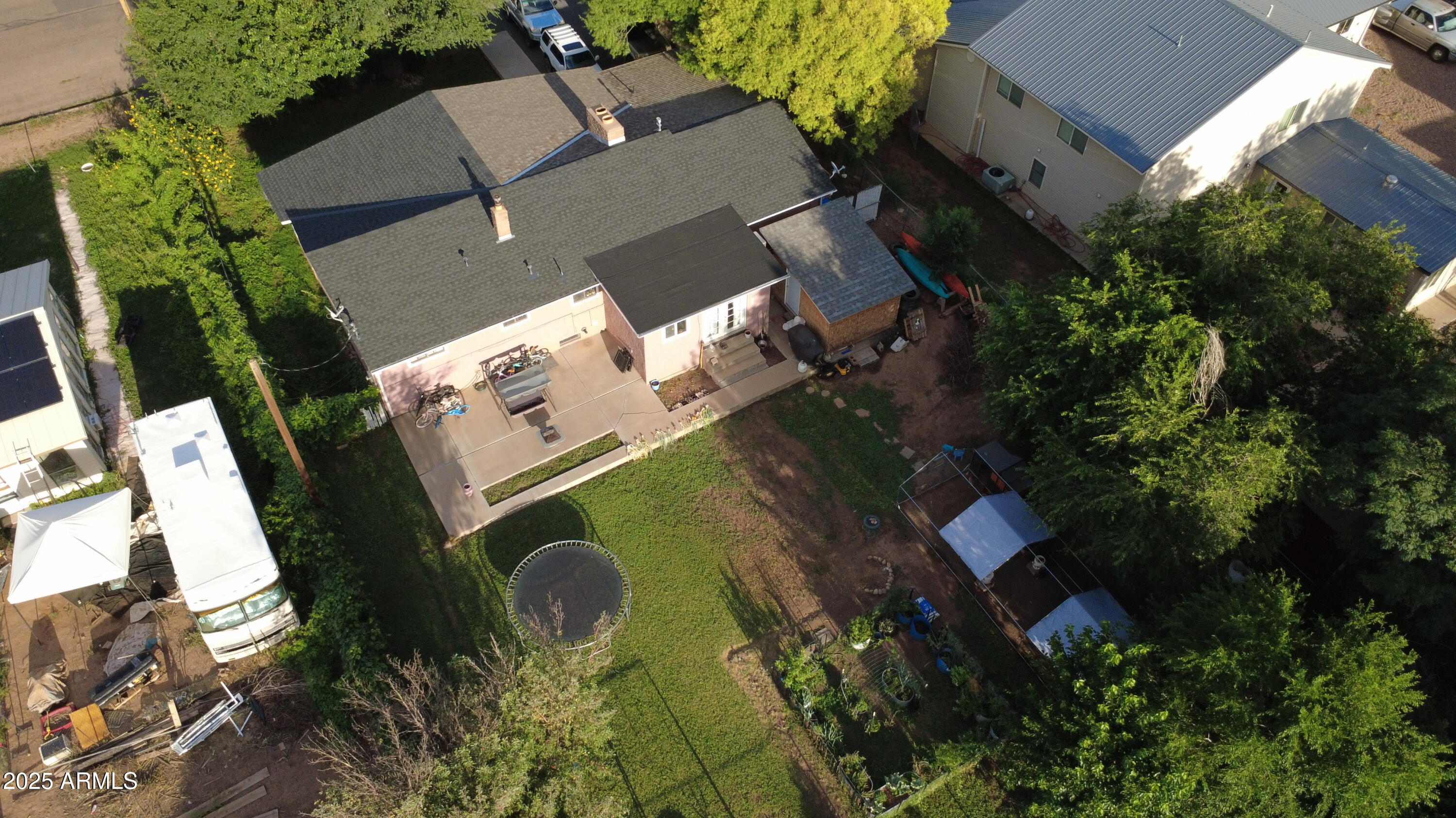 44 South 3rd Street West Snowflake, AZ 85937 - Photo 63 of 70 an aerial view of a house with garden space and sitting area