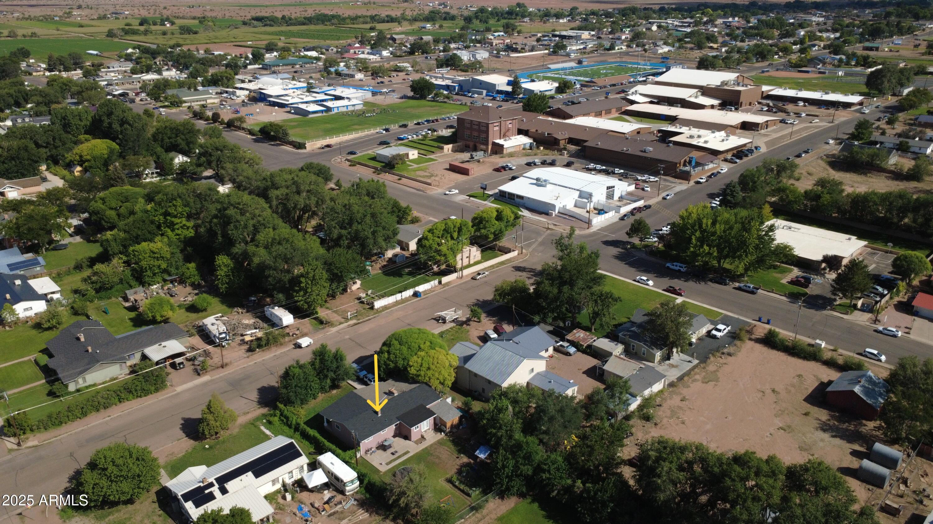 44 South 3rd Street West Snowflake, AZ 85937 - Photo 66 of 70 an aerial view of residential houses with outdoor space