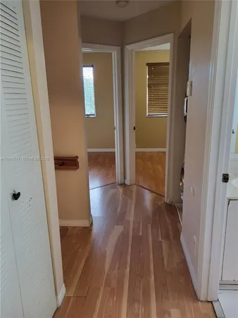wooden floor in a gallery