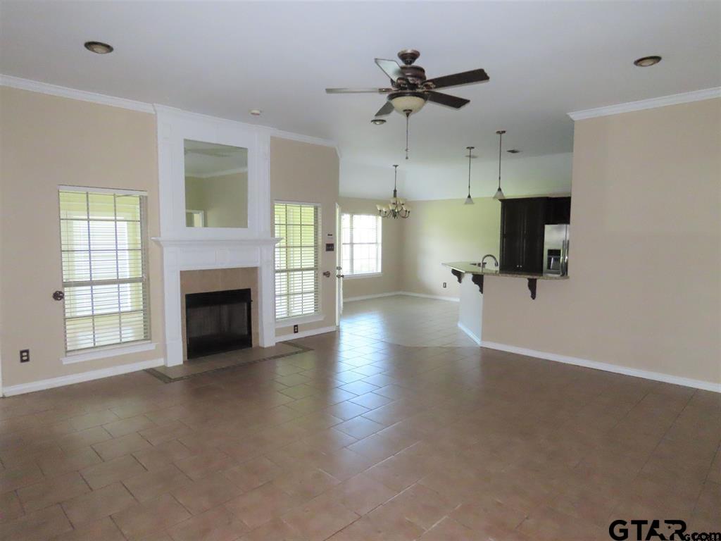 21206 Altuda Lane Flint, TX 75762 - Photo 2 of 13 a view of empty room with a fireplace