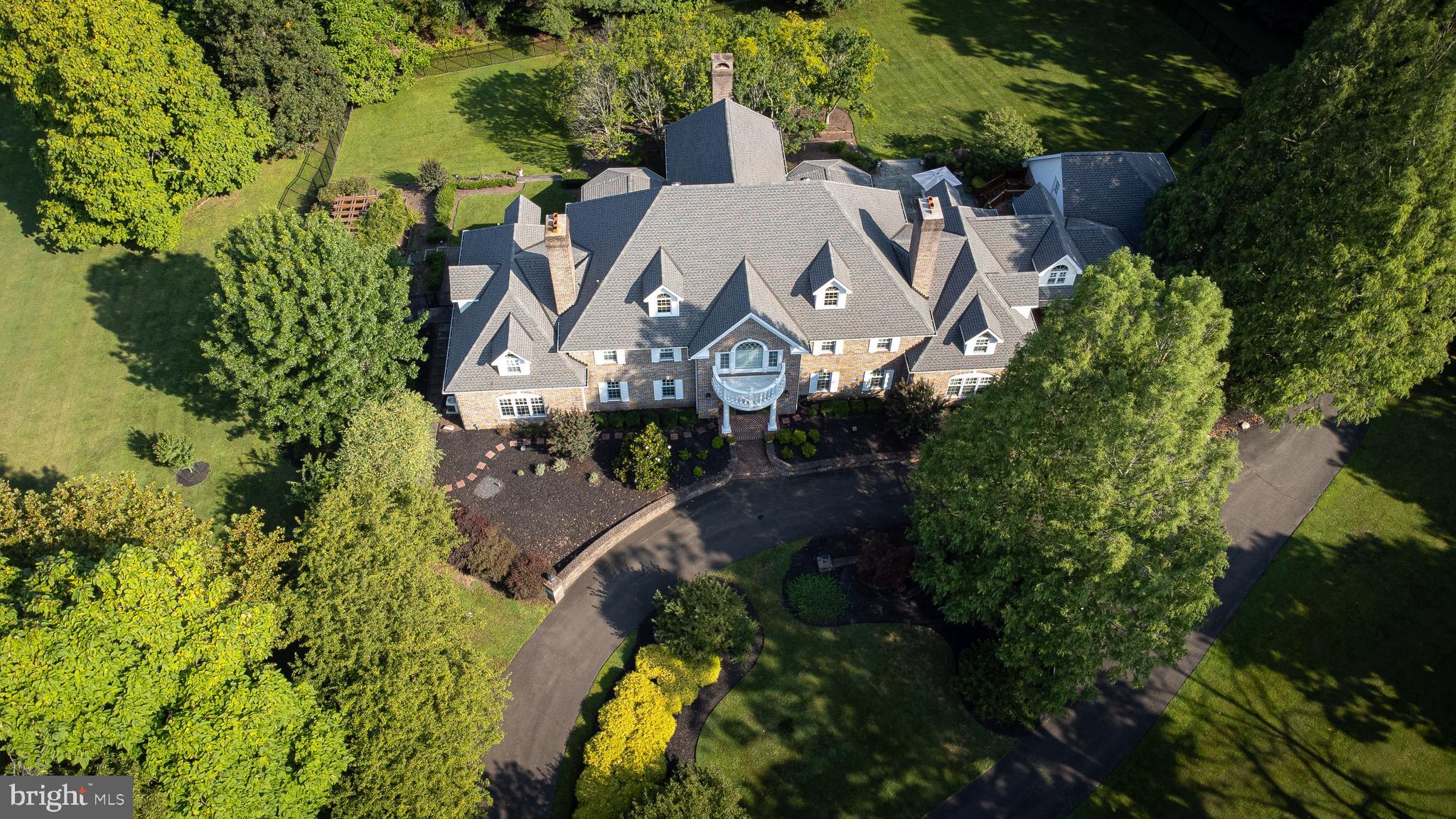 1345 Fording Brook Road Ambler, PA 19002 - Photo 1 of 60 Arial view of this EXQUISITE Manor Home