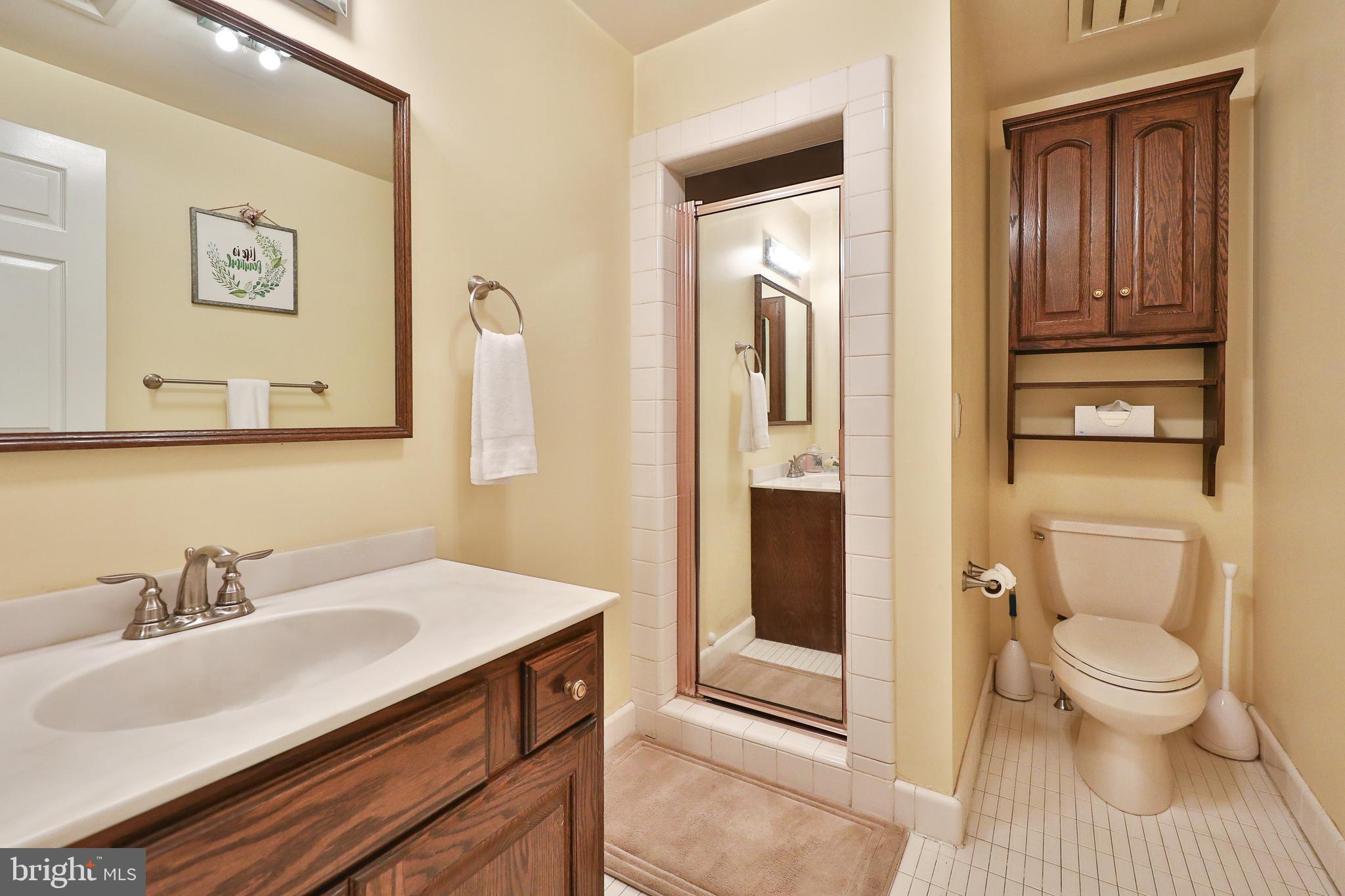 1345 Fording Brook Road Ambler, PA 19002 - Photo 37 of 60 Hall Bathroom w/ Stall Shower