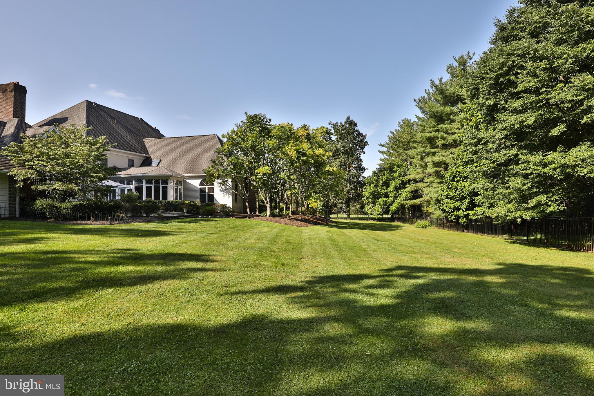 1345 Fording Brook Road Ambler, PA 19002 - Photo 49 of 60 Level Rear Yard w/ Mature Landscaping