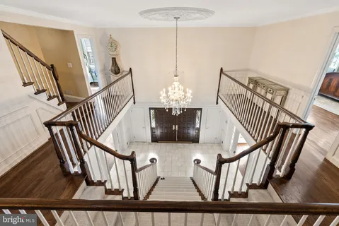 a view of entryway dining room and hall