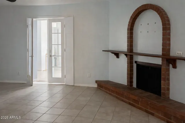 a view of a livingroom with a staircase